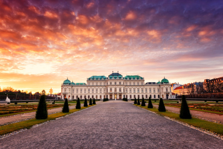 Sightseeing in Austria - Belvedere Palace