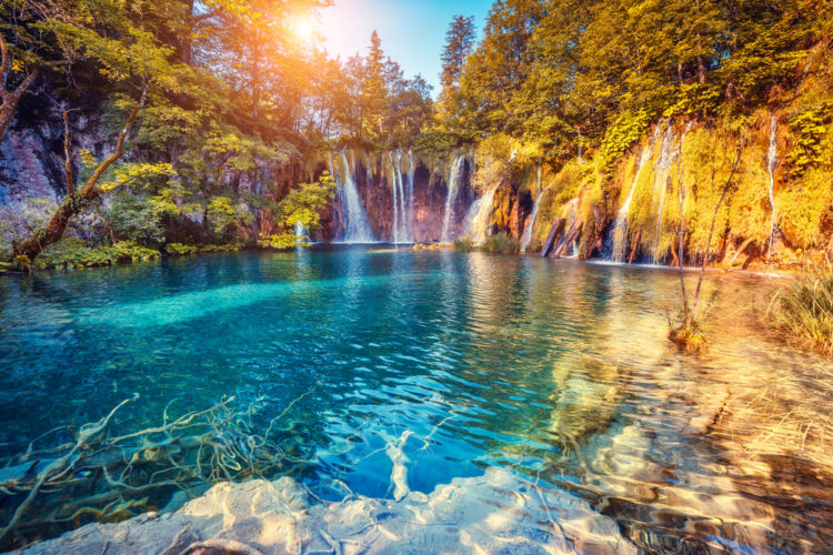 Attractions of Croatia - Park "Plitvice Lakes"
