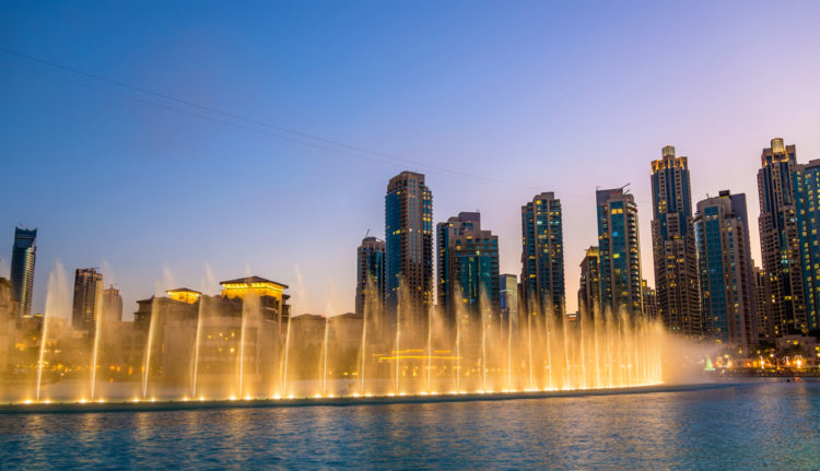 UAE Sights - Singing Fountains
