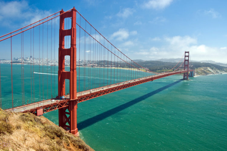 U.S. Sights - Golden Gate Bridge "Golden Gate"