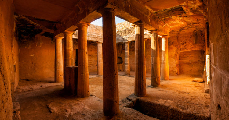 Attractions of Cyprus - Tombs of the Kings in Paphos