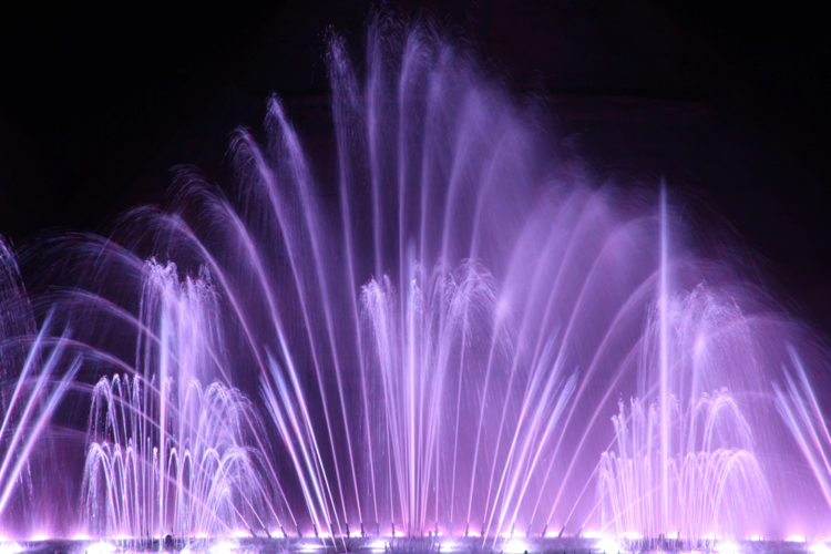 Attractions of Cyprus - Show of Dancing Fountains