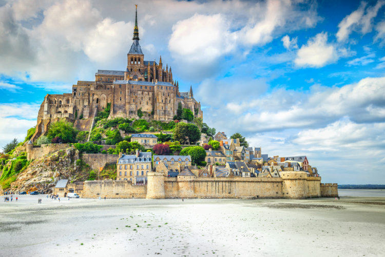 Sightseeing in France - Mont-Saint-Michel Abbey