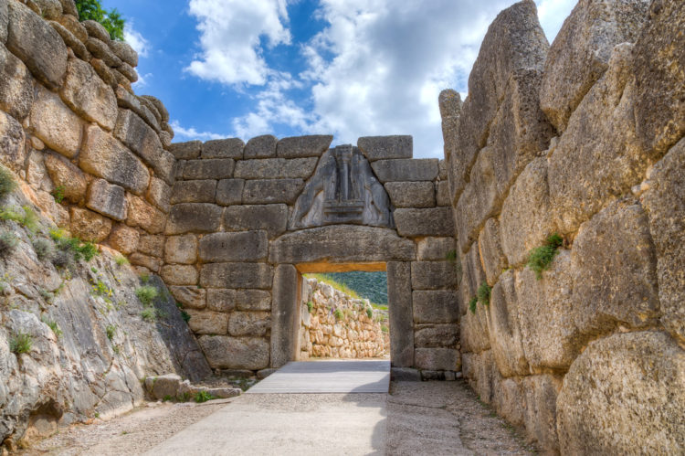 Sightseeing in Greece - Lion's Gate