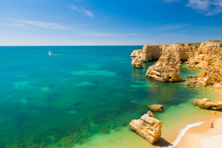 Praia da Marina Beach - attractions in Portugal