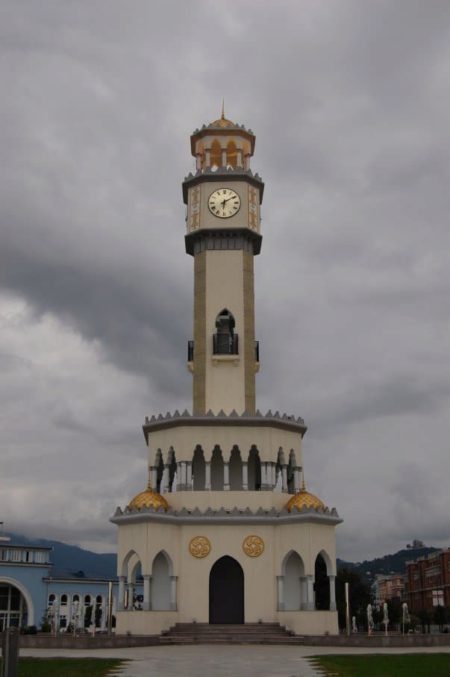 Batumi sights - Fountain "Chacha Tower" in Batumi