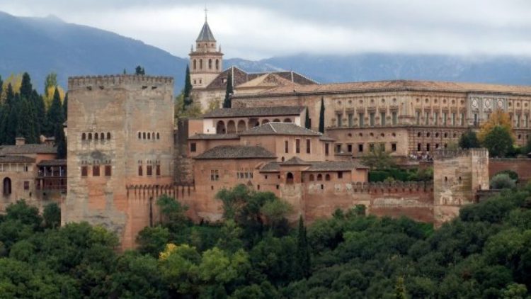Carl V Alhambra Palace - Landmarks of Andalusia, Granada, Spain