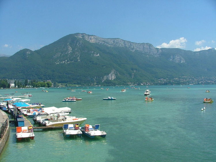 View of Lake Annecy, France