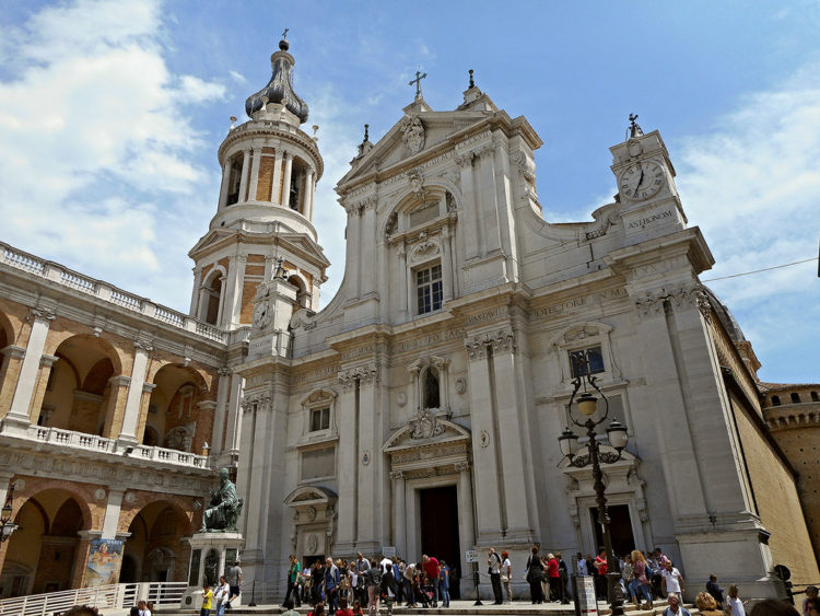 Basilica della Santa Casa in Ancona, Italien