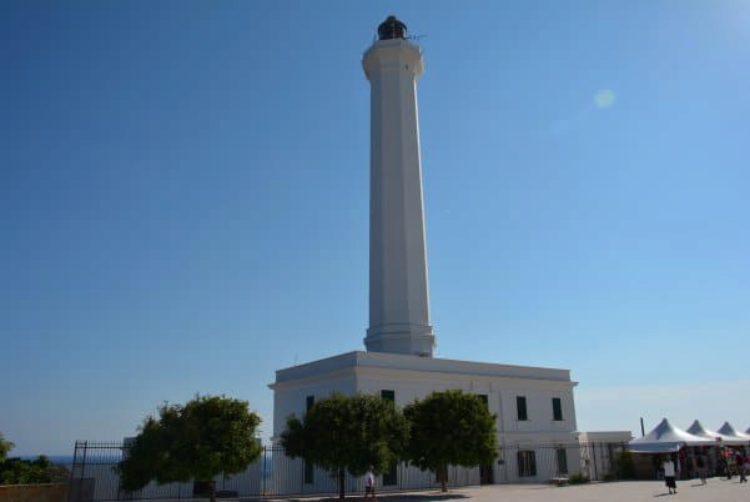 Santa Maria di Leuca Lighthouse in Santa Maria di Leuca, Italy