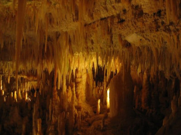 Weiße Grotte - Höhlen von Castellana in Apulien.  Italien