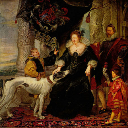 Painting by Pedro Pablo Rubens "Thomas Howard, Count Arundel, with his wife, Aletheus Talbot, Countess Arundel"