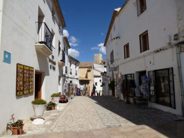 Guadaleste village in Alicante in Spain