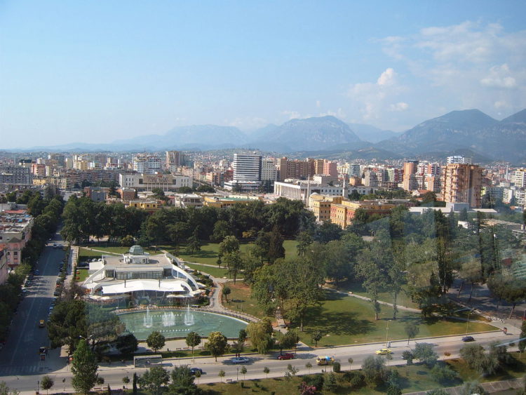 Tirana - capital of Albania
