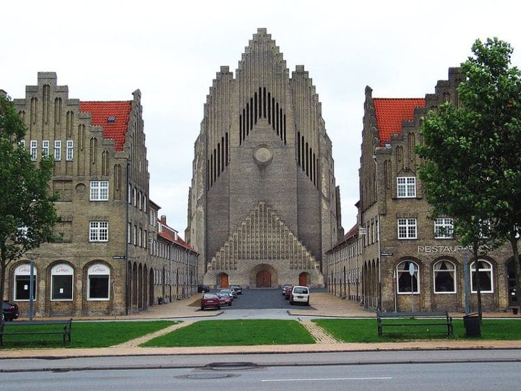 Grundtvig Church in Denmark
