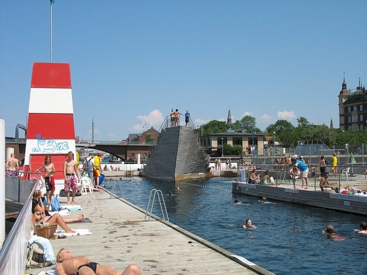 Copenhagen Harbour Baths in Denmark