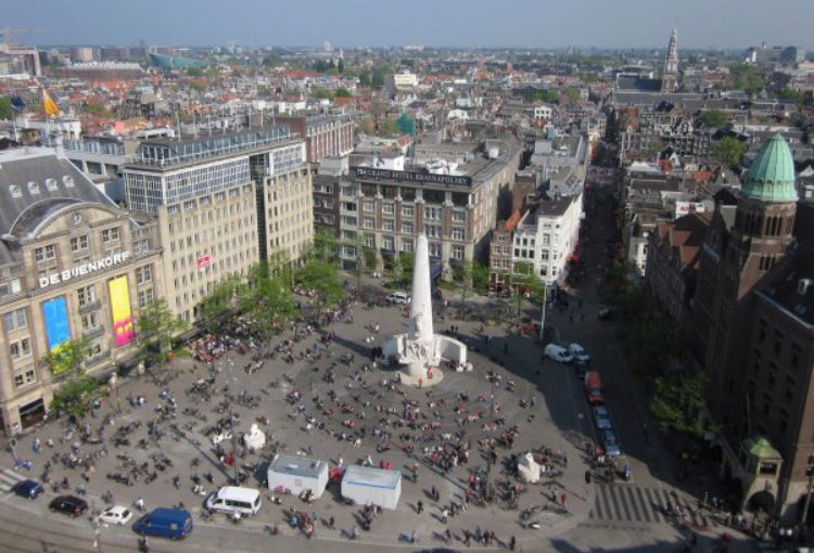 Dam Square in Amsterdam - sights in Amsterdam, Holland
