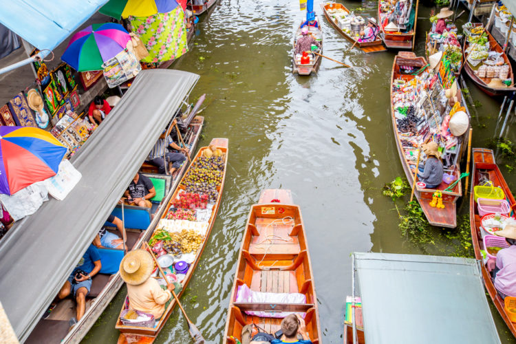 Damnoen Saduak Floating Market - Bangkok attractions