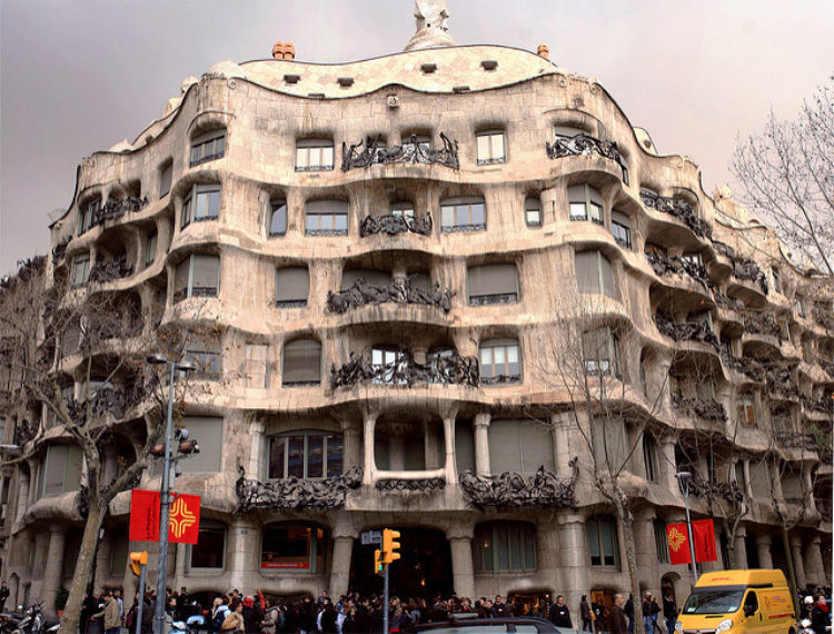 Casa Mila in Barcelona - Barcelona landmarks