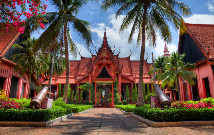Nationalmuseum von Kambodscha in Phnom Penh - Sehenswürdigkeiten in Phnom Penh, Kambodscha