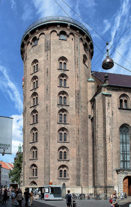The Round Tower in Copenhagen - sights in Copenhagen, Denmark