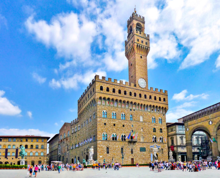 Palazzo Vecchio, (Old Palace) in Florence - Sights of Florence, Italy