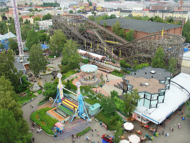 Linnanmäki Amusement Park - attractions in Helsinki, Finland