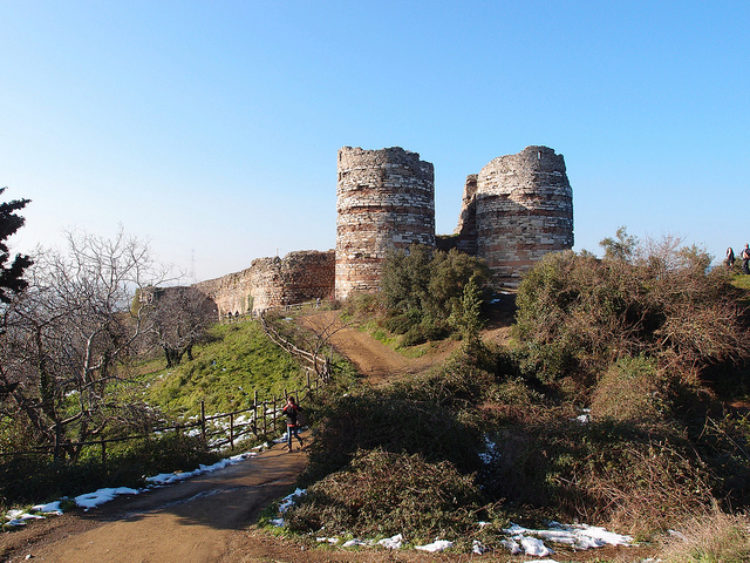 Yoros castle in Anadolu Kavagi in Istanbul - attractions in Istanbul, Turkey