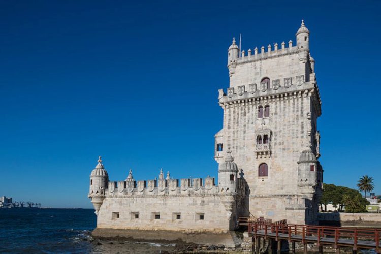 Torre de Belem Tower - landmarks in Lisbon, Portugal