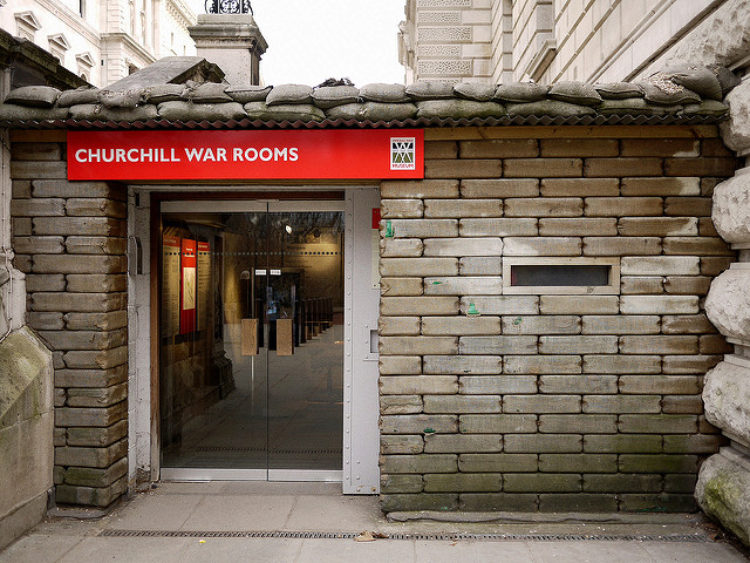 Churchill's War Rooms Museum Bunker - Landmarks of London, England, UK