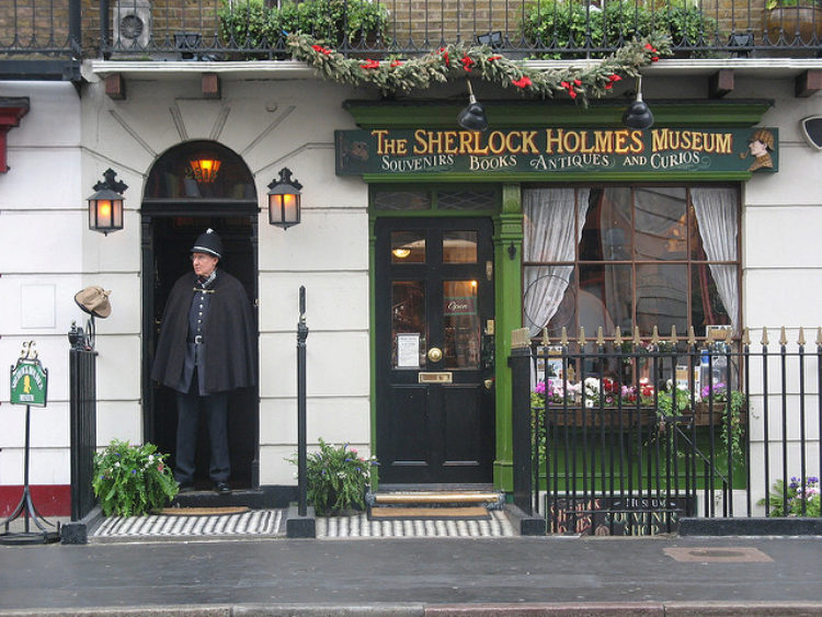 Sherlock Holmes Museum in London - sights of London, England, United Kingdom
