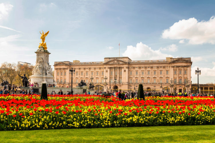 Buckingham Palace and Victoria Memorial - Landmarks of London, England, UK