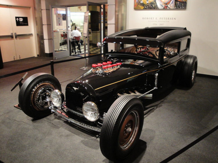 Petersen Automotive Museum - attractions in Los Angeles, California, USA