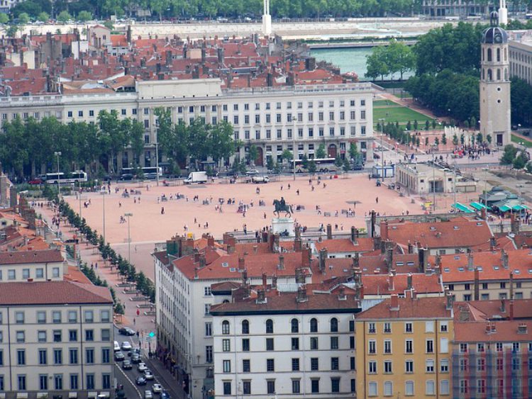 Bellecour Square in Lyon - sights in Lyon, France