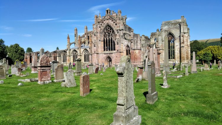 Melrose Abbey - Sites in Scotland