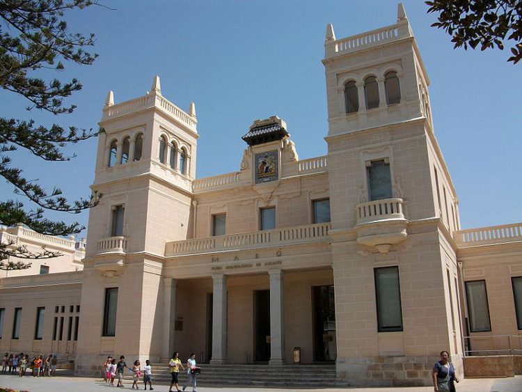 Archaeological Museum in Alicante, in Spain