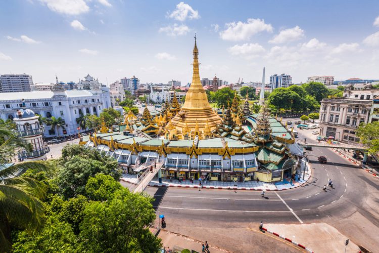 Sule Pagoda - Myanmar Landmarks