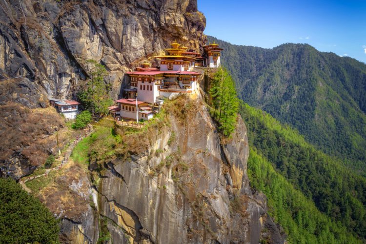 Kloster Taktsang-lakhang - Sehenswürdigkeiten in Bhutan