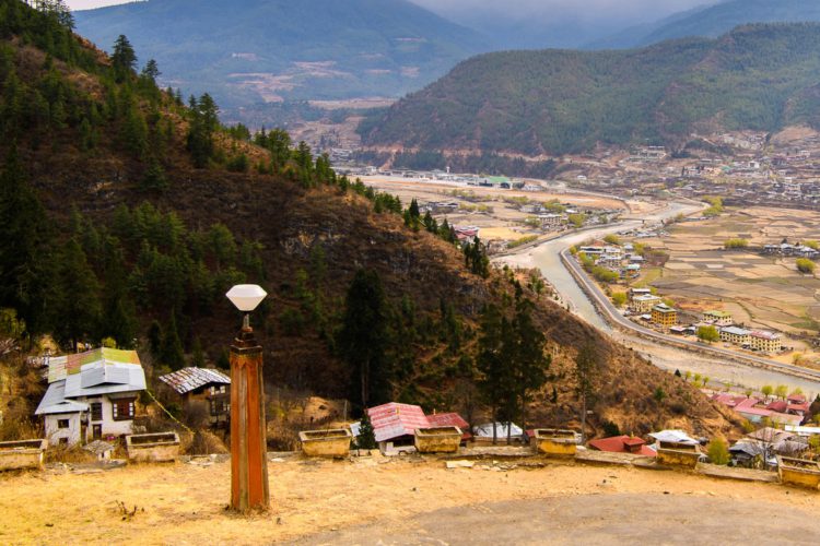 Paro City - Wahrzeichen von Bhutan