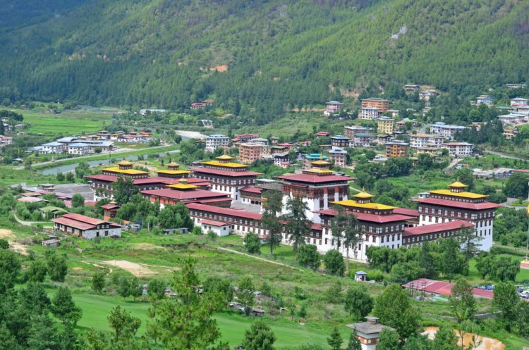 Kloster Trashi-Chho-Dzong - Bhutan Sites
