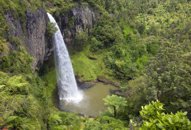 Hooka Falls - Landmarks of New Zealand