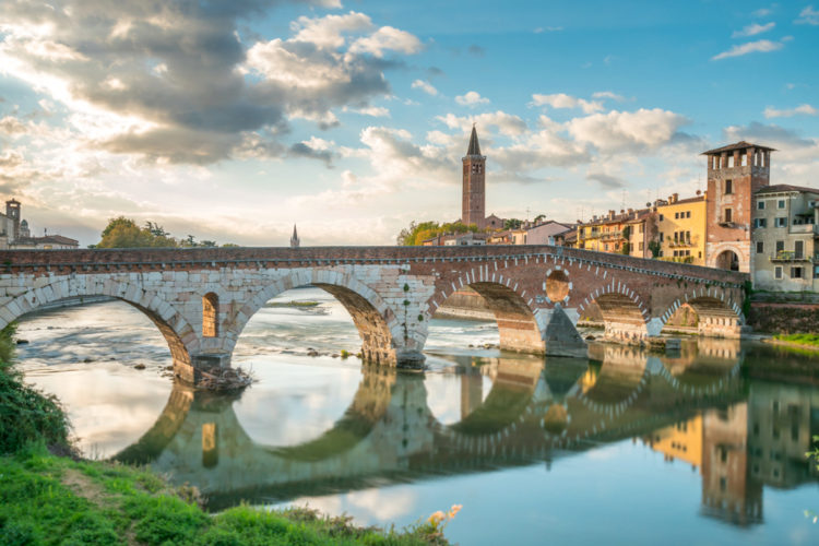 Ponte Pietra Bridge - Sights of Verona