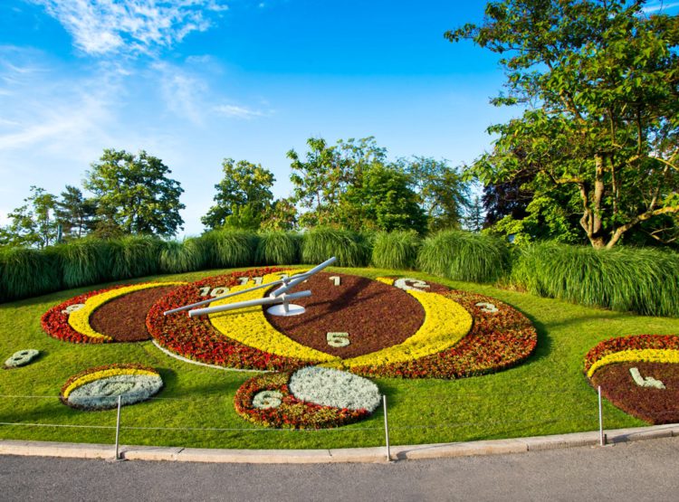 Flower Clock - Landmarks of Geneva