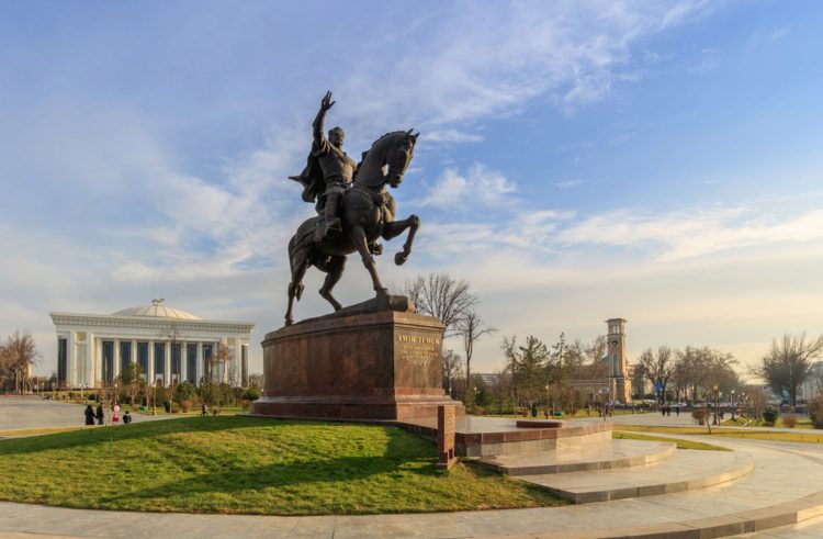 Amir Temur Square - Sights of Uzbekistan