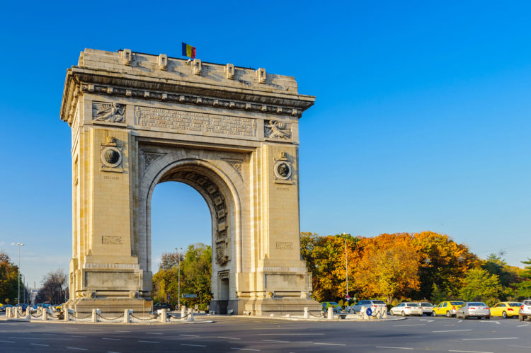 Arc de Triumph - landmarks in Bucharest