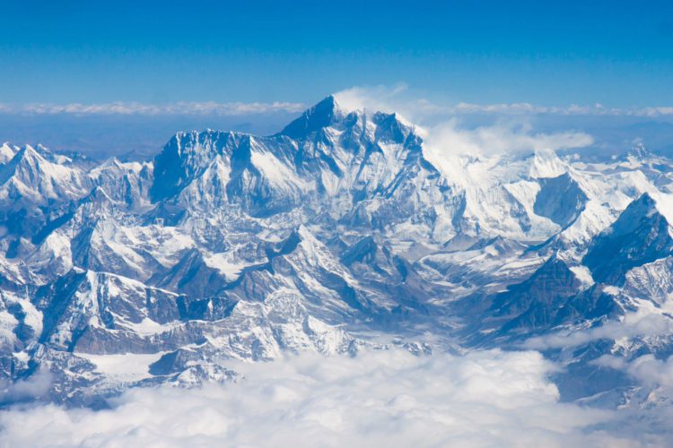 Mt. Jomolungma (Everest) - Berge von Nepal