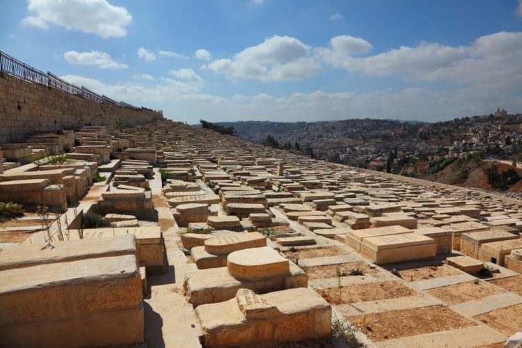 Jüdischer Friedhof auf dem Ölberg - Wahrzeichen Jerusalems