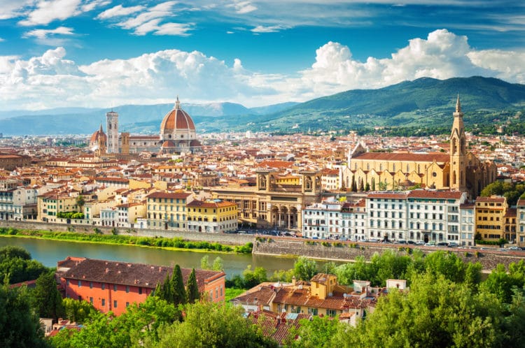 The most beautiful cities of Europe - Florence. Italy
