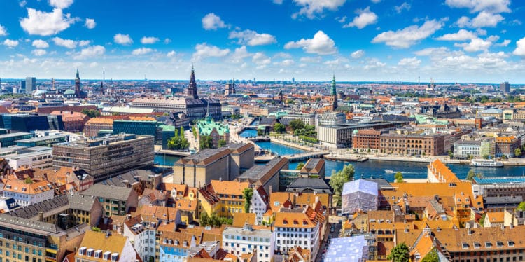 The most beautiful cities of Europe - Copenhagen. Denmark