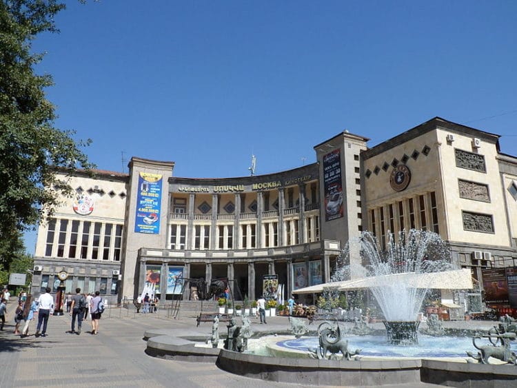 Charles Aznavour Square - attractions in Yerevan